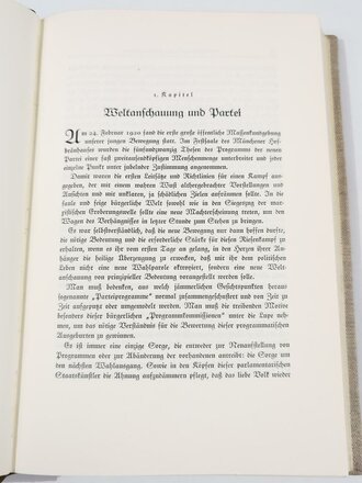 Adolf Hitler "Mein Kampf" . Frühe,  zweibändige Ausgabe in sehr gutem Zustand