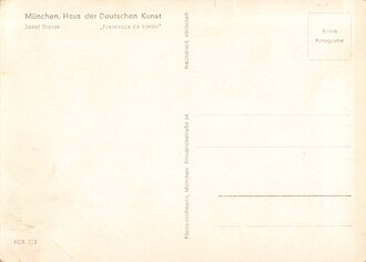 Künstlerpostkarte "Francesca da Rimini, Josef Thorak. München. Haus der Deutschen Kunst"