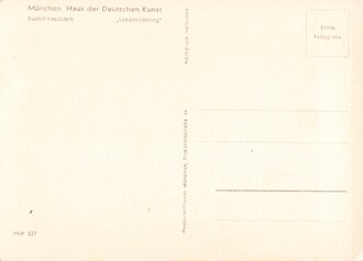 Künstlerpostkarte "Lebensfrühling, Rudolf Kaesbach. München. Haus der Deutschen Kunst"