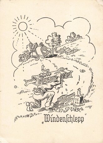 Postkarte "Windenschlepp"