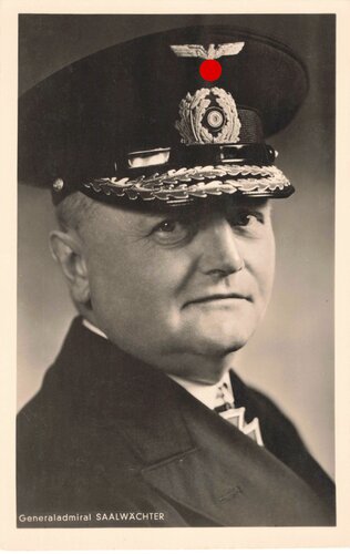 Fotopostkarte "Generaladmiral Saalwächter"