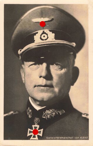 Fotopostkarte "Generalfeldmarschall von Kleist"