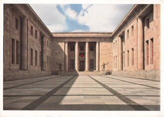 Fotopostkarte "Neue Reichskanzlei Berlin, Architekt Professor Albert Speer, Innenhof"