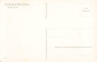 Fotopostkarte "Der Berghof Obersalzberg. Große Halle"