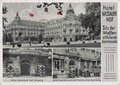 Fotopostkarte "Hotel Nassauer Hof, Sitz der Waffensillstandskommission, Wiesbaden", Sonderstempel "Commissione Italiana Di Armistizio"