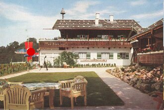 Fotopostkarte "Haus Wachenfeld. Landhaus des Reichskanzlers in Berchtesgarden (Obersalzberg)"