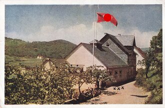 Fotopostkarte "Landheim der Adolf Hitler Schule Frankfurt a. M. in Endbach (Kreis Biedenkopf)"