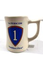 Bierkrug U.S. Army "1st PERSCOM Soldiers First, 1775 DEFEND AND SAFETY, Stay Army", Heraldic United, 0,3 Liter
