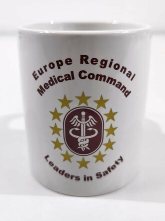 Kaffeetasse U.S. Army "Europe Regional Medical Command/Leaders in Safety"