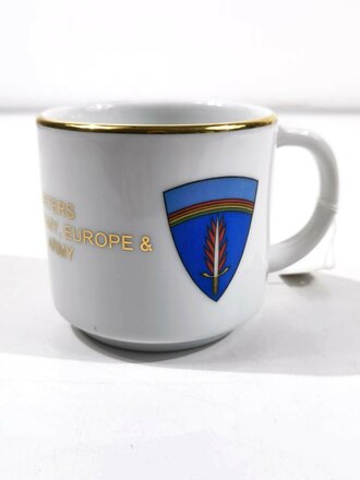 Kaffeetasse U.S. Army "HEADQUARTERS UNITED STATES ARMY, EUROPE & SEVENTH ARMY"