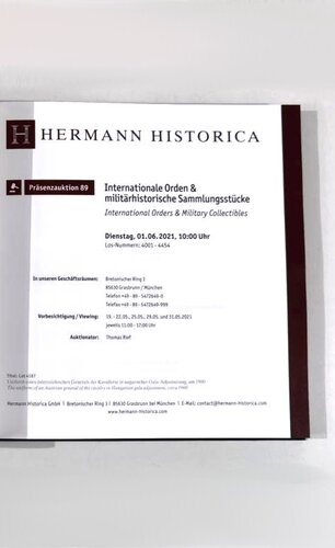 "Hermann Historica 89. Auktion" -...