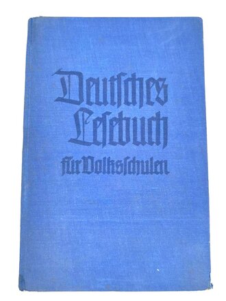 "Deutsches Lesebuch für Volksschulen", 4. Band, 320 Seiten, 1939, gebraucht, DIN A5