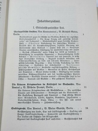 "Nauticus. Jahrbuch für Deutschlands Seeinteressen", Gottfried Hansen, 23. Jahrgang, 1940, 358 Seiten, gebraucht, DIN A5