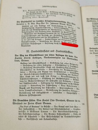 "Nauticus. Jahrbuch für Deutschlands Seeinteressen", Gottfried Hansen, 23. Jahrgang, 1940, 358 Seiten, gebraucht, DIN A5