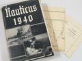 "Nauticus. Jahrbuch für Deutschlands Seeinteressen", Gottfried Hansen, 23. Jahrgang, 1940, 358 Seiten, gebraucht, DIN A5
