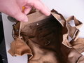 US Army WWI, gas mask in pouch, dry mask