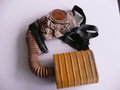 US Army WWI, gas mask in pouch, dry mask