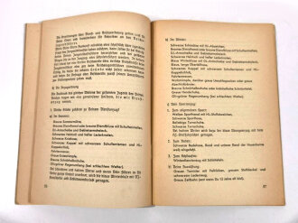 "Dienstvorschrift der Hiltlerjugend. Vorschrift über den Jungvolkdienst vom 1.7.1938", hrsg. v. der Reichjugendführung, 64 Seiten, gebraucht, DIN A5