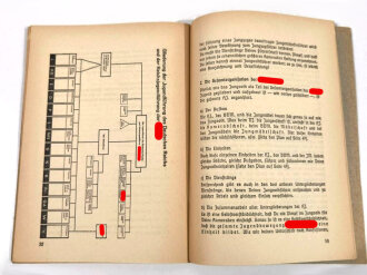 "Dienstvorschrift der Hiltlerjugend. Vorschrift über den Jungvolkdienst vom 1.7.1938", hrsg. v. der Reichjugendführung, 64 Seiten, gebraucht, DIN A5