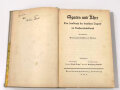 "Spaten und Ähre. Das Handbuch der deutschen Jugend im Reichsarbeitsdienst", hrsg. v. Generalarbeitsführer v. Gönner, 287 Seiten, 1939, gebraucht, DIN A5