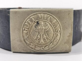 Reichswehr, Schmales  Koppel, Nickelschloss 42mm an...