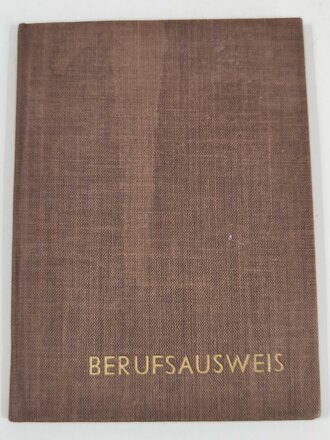 Berufsausweis eines Werbefachmann, ausgestellt 1936,...