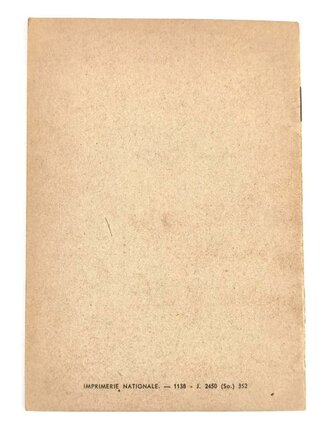 "Berufsbuch/Livret Professionnel", Beruf Koch, Mayen 1948, gebraucht