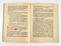 "Dienstvorschrift der Hiltlerjugend. Der Jungvolkdienst", hrsg. v. der Reichjugendführung am 1.2. 1940, 32 Seiten, gebraucht, DIN A5