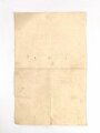 Patent für den Dienstgrad eines Leutnants, No. 51, München, 19.07.1914, 33 x 21 cm, gebraucht