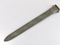 U.S. WWII, M1917 Shotgun Bayonet Scabbard, 46 cm, original paint, good condition