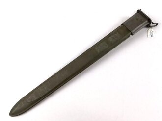 U.S. WWII, M1917 Shotgun Bayonet Scabbard, 46 cm, original paint, good condition