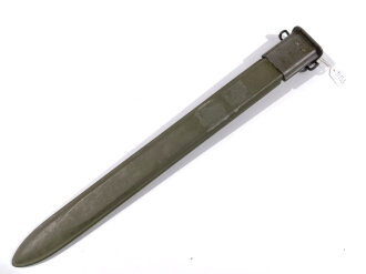 U.S. WWII, M1917 Shotgun Bayonet Scabbard, 46 cm, original paint, good condition