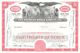 Aktie "Pan American World Airways, Inc.",...