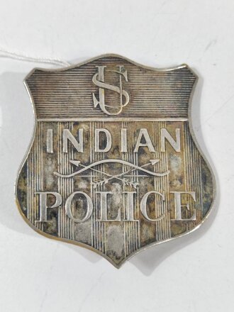 U.S.  Indian Police Badge, ca. 5 x 4,5 cm, most likely reproduction