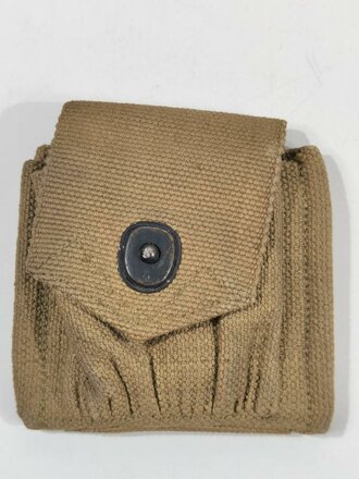 U.S. WWI, AEF Single slide on ammunition pouch for single M1903 clips and M1910 garrison belt, used good condition