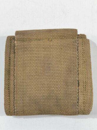 U.S. WWI, AEF Single slide on ammunition pouch for single M1903 clips and M1910 garrison belt, used good condition