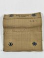 U.S. WWI, AEF Pouch M1910 for First Aid Packet first pattern, "R.I.A. 1918", ca. 8 x 13 cm, vgc