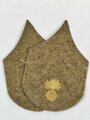 U.S. WWI, AEF Pair of Ordnance Sergeant Rank Insignia, vgc