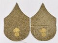 U.S. WWI, AEF Pair of Ordnance Sergeant Rank Insignia, vgc