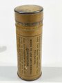 U.S. WWI, AEF Can with Anti-Dimming Stick for Gas Masks, ca. 8 x 3 cm, good condition