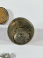 U.S. WWI, AEF Can with Anti-Dimming Stick for Gas Masks, ca. 8 x 3 cm, good condition