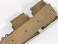 U.S. Army WWI, AEF Enlisted Garrison Belt M1917 with two rifle clip pockets for single M1903 clips, good condition