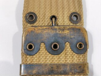 U.S. Army WWI, AEF M1912 pistol belt  "284 C" MILLS, good condition