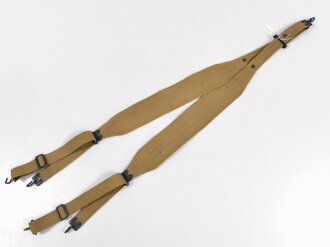 U.S. Army WWI, AEF M1907 Rifle man suspenders second pattern, Mills, vgc