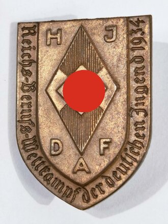 Hitler Jugend , Metallabzeichen "Reichsberufswettkampf der deutschen Jugend 1934"