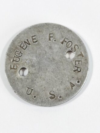 U.S. Army WWI, AEF "Dog Tag"