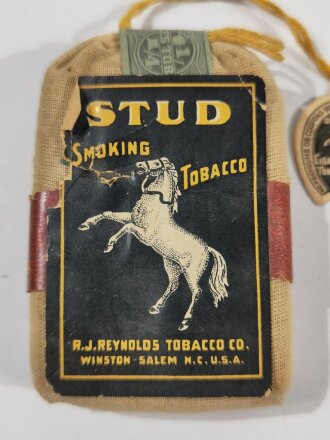 U.S. Pouch of "Stud" Smoking Tobacco, "R.J. Reynolds Tobacco Co. Winston-Salem N.C. U.S.A.", sealed gc