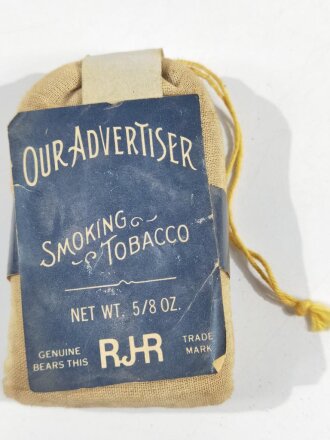 U.S. Pouch of "Our Advertiser" Smoking Tobacco, "R.J. Reynolds Tobacco Co. Winston-Salem N.C. U.S.A.", sealed gc