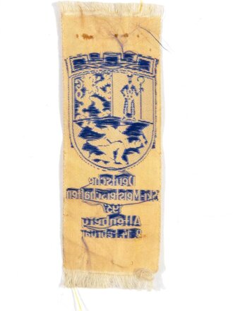 Stoffabzeichen"Deutsche Skimeisterschaften 1937...