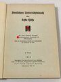 "Amtliches Unterrichtsbuch über Erste Hilfe", Richard Krueger, 263 Seiten, 6. Auflage 1939, gebraucht, DIN A5